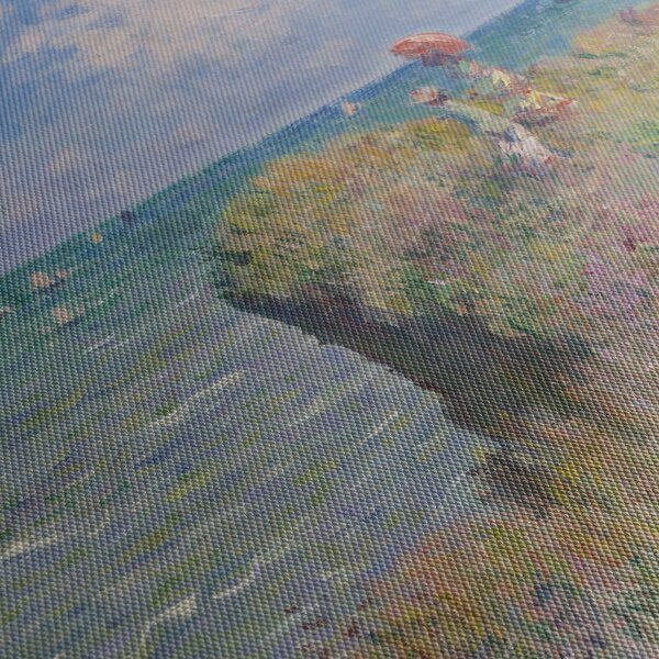 Obraz - Claude Monet, Cliff Walk at Pourville, reprodukcje (70x50 cm)