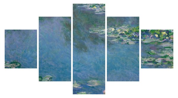 Obraz - Claude Monet, Water Lilies, reprodukcje (125x70 cm)