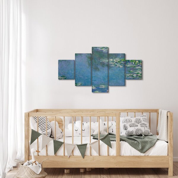 Obraz - Claude Monet, Water Lilies, reprodukcje (125x70 cm)