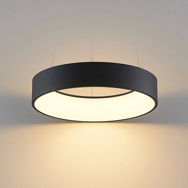 Lampa wisząca Aleksi Arcchio, możliwość ściemniania, czarny, kuchnia, metal, nowoczesny