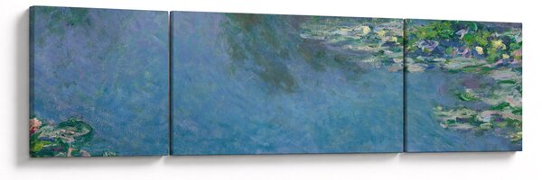 Obraz - Claude Monet, Water Lilies, reprodukcje (170x50 cm)