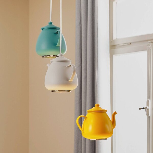 Lampa wisząca Jasse Argon, możliwość ściemniania, salon / jadalnia, metal, nowoczesny