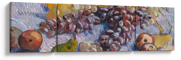 Obraz - Vincent van Gogh, Grapes, Lemons, Pears, and Apples, reprodukcje (170x50 cm)