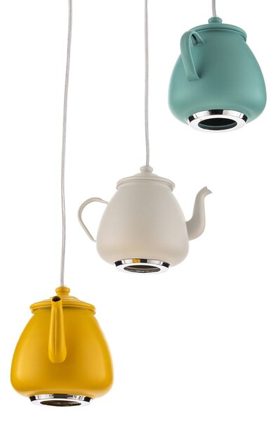 Lampa wisząca Jasse Argon, możliwość ściemniania, salon / jadalnia, metal, nowoczesny
