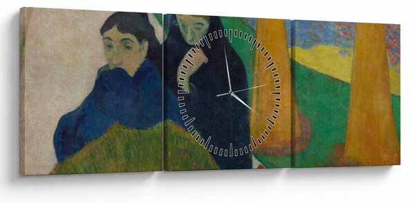 Obraz - Paul Gauguin, Arlésiennes (Mistral) , reprodukcje (z zegarem) (90x30 cm)
