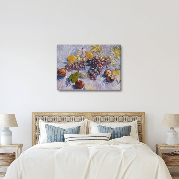 Obraz - Vincent van Gogh, Grapes, Lemons, Pears, and Apples, reprodukcje (70x50 cm)