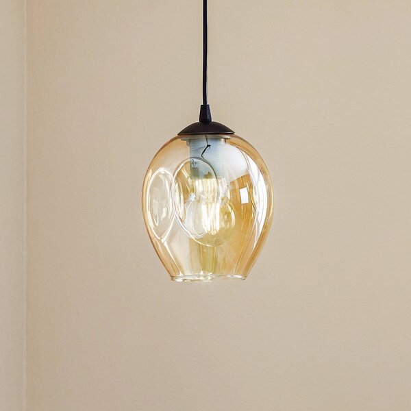 Lampa wisząca szklana Starla EMIBIG LIGHTING, możliwość ściemniania, czarny, salon / jadalnia, szkło, nowoczesny
