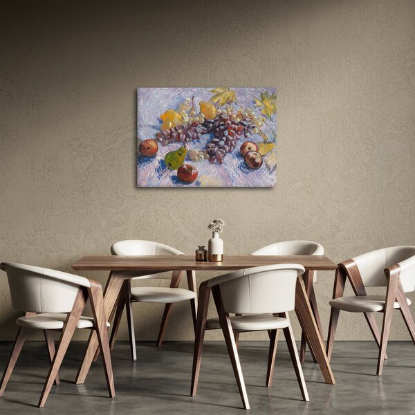 Obraz - Vincent van Gogh, Grapes, Lemons, Pears, and Apples, reprodukcje (70x50 cm)