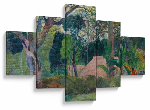 Obraz - Paul Gauguin, Te raau rahi (The Big Tree), reprodukcje (125x70 cm)