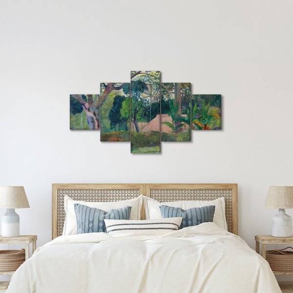 Obraz - Paul Gauguin, Te raau rahi (The Big Tree), reprodukcje (125x70 cm)