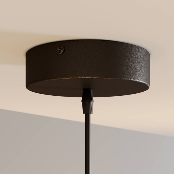 Lampa wisząca szklana Cubus TK Lighting, możliwość ściemniania, kremowy / amber, salon / jadalnia, szkło, nowoczesny