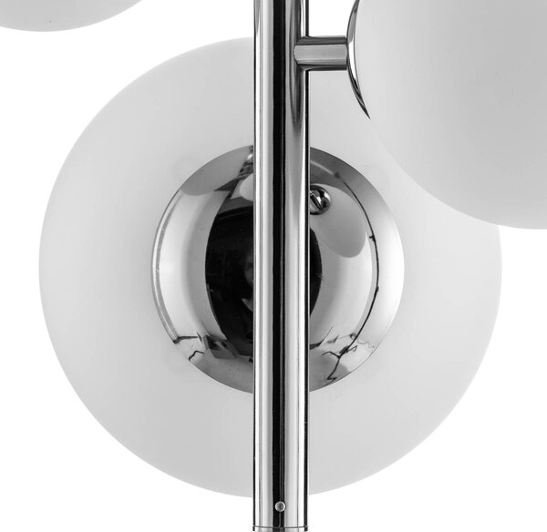 Lampa wisząca Dione ALDEX, możliwość ściemniania, chromowy / srebrny, salon / jadalnia, szkło, nowoczesny