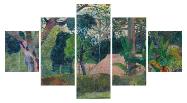Obraz - Paul Gauguin, Te raau rahi (The Big Tree), reprodukcje (125x70 cm)