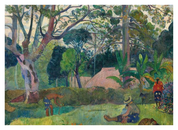 Obraz - Paul Gauguin, Te raau rahi (The Big Tree), reprodukcje (70x50 cm)