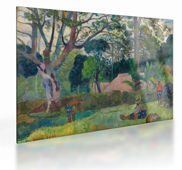 Obraz na szkle - Paul Gauguin, Te raau rahi (The Big Tree), reprodukcje (70x50 cm)