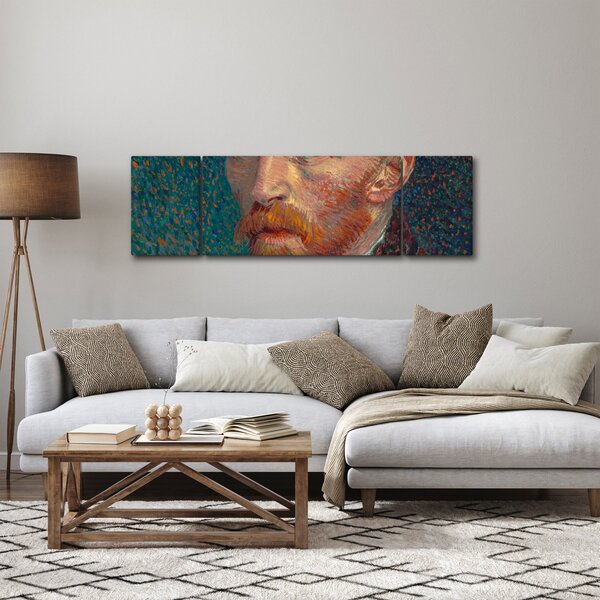 Obraz - Vincent van Gogh, Self-Portrait, reprodukcje (170x50 cm)