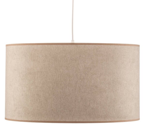 Lampa wisząca Bristol Duolla, możliwość ściemniania, kremowy / amber, salon / jadalnia, tkanina / materiał / jedwab