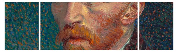 Obraz - Vincent van Gogh, Self-Portrait, reprodukcje (170x50 cm)