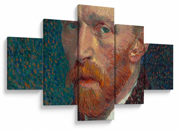 Obraz - Vincent van Gogh, Self-Portrait, reprodukcje (125x70 cm)