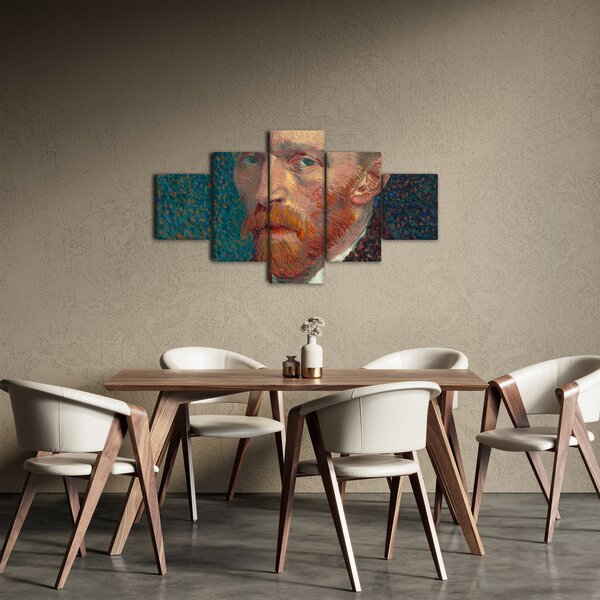 Obraz - Vincent van Gogh, Self-Portrait, reprodukcje (125x70 cm)