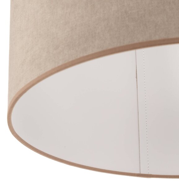 Lampa wisząca Bristol Duolla, możliwość ściemniania, kremowy / amber, salon / jadalnia, tkanina / materiał / jedwab