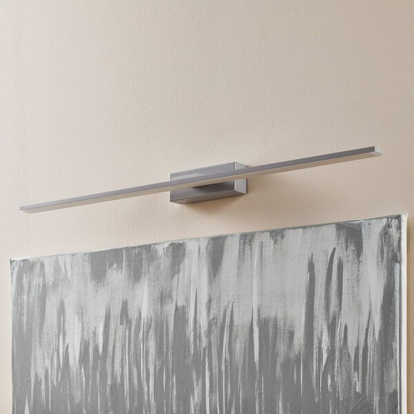 Kinkiet Miroir MCJ, aluminiowy / szary / cynkowy, łazienka, aluminium, nowoczesny