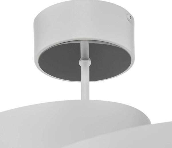 Lampa sufitowa Tori Euluna, możliwość ściemniania, biały / opal, salon / jadalnia, metal, nowoczesny