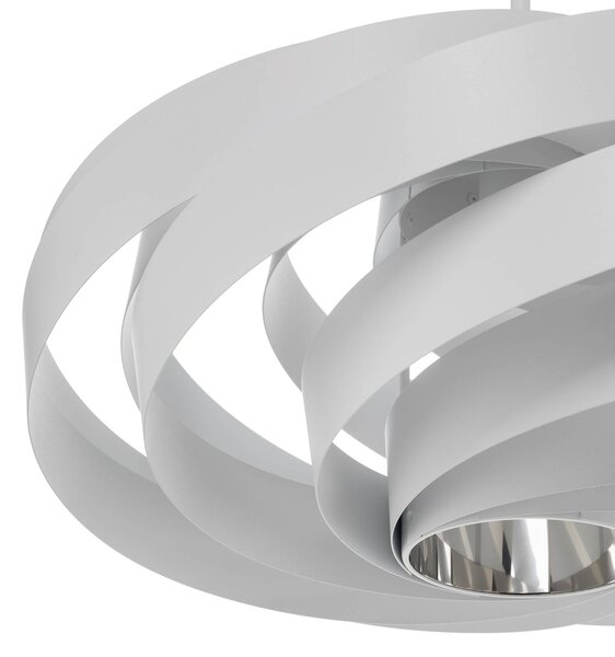Lampa sufitowa Tori Euluna, możliwość ściemniania, biały / opal, salon / jadalnia, metal, nowoczesny