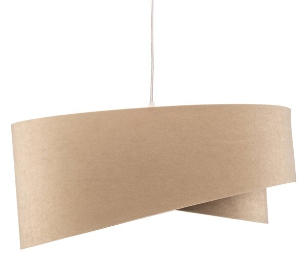 Lampa wisząca Vivien Maco Design, możliwość ściemniania, kremowy / amber, salon / jadalnia, tkanina / materiał / jedwab, nowoczesny