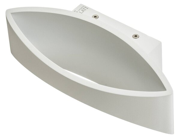 AILATI Kinkiet LED Bridge, biały / opal, salon / jadalnia, aluminium, nowoczesny