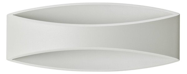AILATI Kinkiet LED Bridge, biały / opal, salon / jadalnia, aluminium, nowoczesny