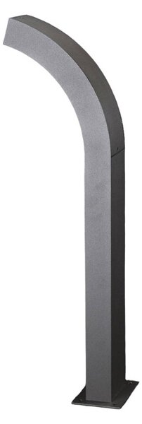 Lucande słupek oświetleniowy LED Lennik, 60 cm, antracyt, metal LENNIK, czarny, aluminium, nowoczesny
