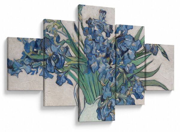 Obraz - Vincent van Gogh, Irises, reprodukcje (125x70 cm)