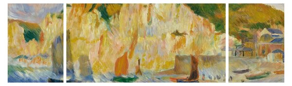 Obraz - Auguste Renoir, Sea and Cliffs, reprodukcje (170x50 cm)