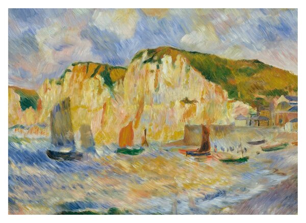 Obraz - Auguste Renoir, Sea and Cliffs, reprodukcje (70x50 cm)