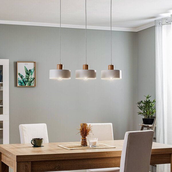 Lampa wisząca Tako EMIBIG LIGHTING, możliwość ściemniania, biały / opal, salon / jadalnia, metal, nowoczesny