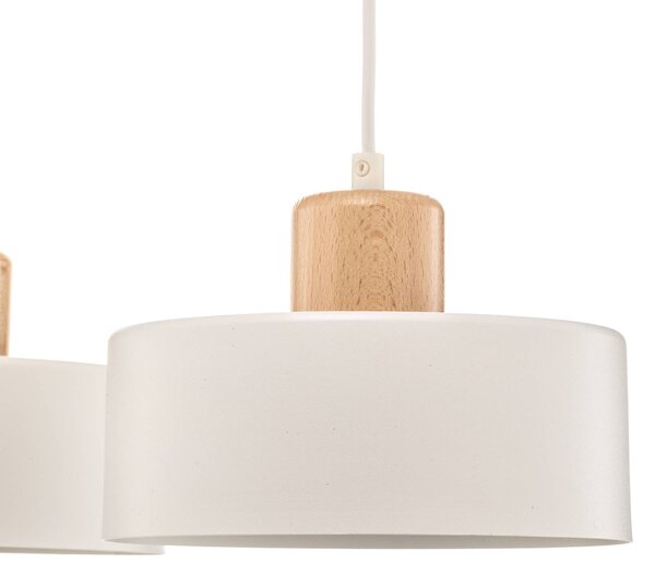 Lampa wisząca Tako EMIBIG LIGHTING, możliwość ściemniania, biały / opal, salon / jadalnia, metal, nowoczesny