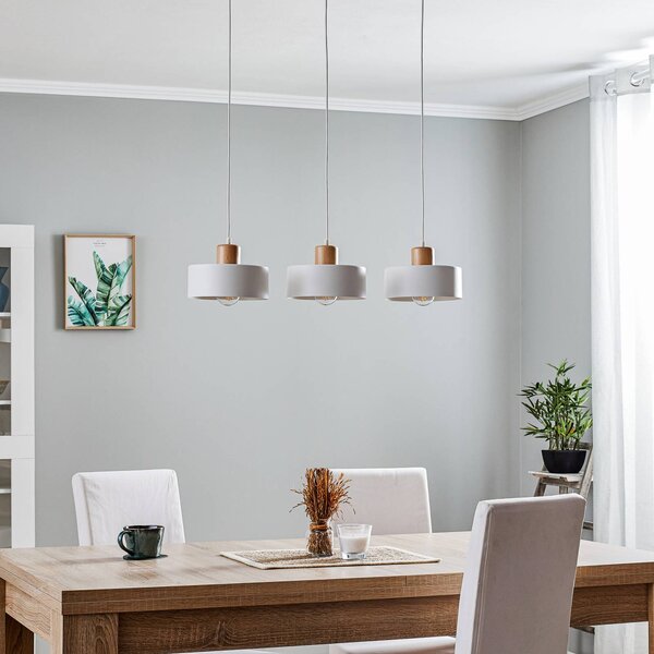 Lampa wisząca Tako EMIBIG LIGHTING, możliwość ściemniania, biały / opal, salon / jadalnia, metal, nowoczesny