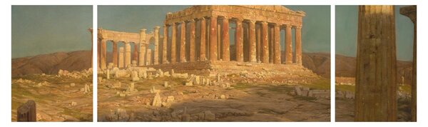 Obraz - Frederic Edwin Church, The Parthenon, reprodukcje (170x50 cm)
