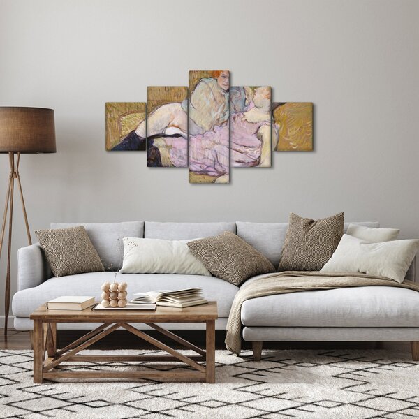 Obraz - Henri de Toulouse-Lautrec, The Sofa, reprodukcje (125x70 cm)