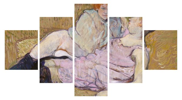 Obraz - Henri de Toulouse-Lautrec, The Sofa, reprodukcje (125x70 cm)