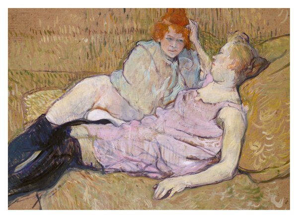Obraz - Henri de Toulouse-Lautrec, The Sofa, reprodukcje (70x50 cm)