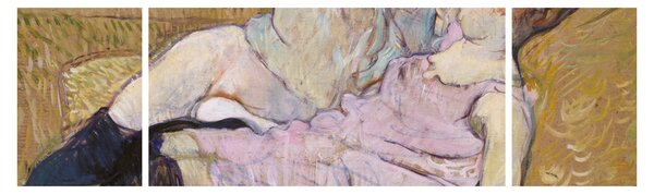 Obraz - Henri de Toulouse-Lautrec, The Sofa, reprodukcje (170x50 cm)