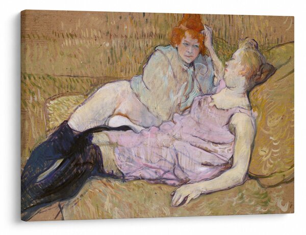 Obraz - Henri de Toulouse-Lautrec, The Sofa, reprodukcje (70x50 cm)
