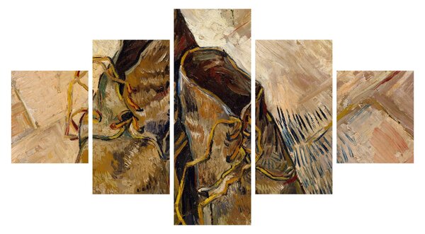 Obraz - Vincent van Gogh, Shoes, reprodukcje (125x70 cm)