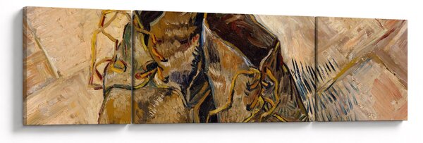 Obraz - Vincent van Gogh, Shoes, reprodukcje (170x50 cm)