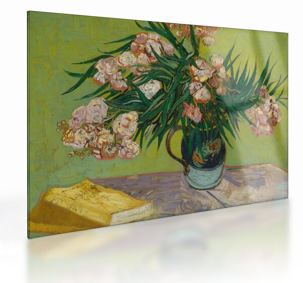 Obraz na szkle - Vincent van Gogh, Oleanders, reprodukcje (70x50 cm)