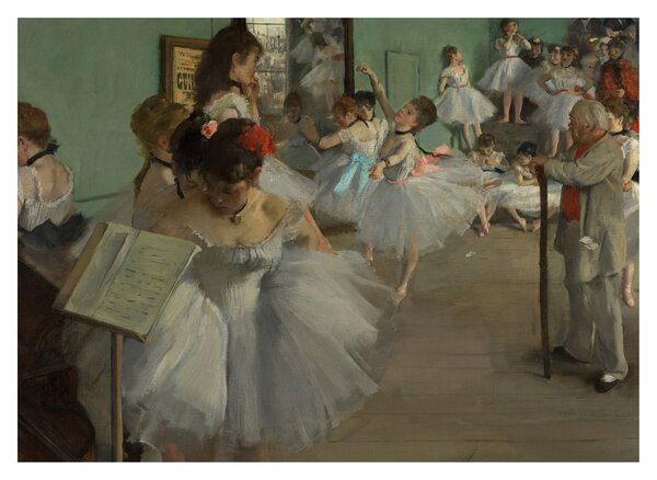 Obraz - Edgar Degas, The Dance Class, reprodukcje (70x50 cm)