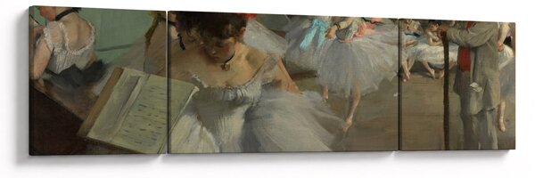 Obraz - Edgar Degas, The Dance Class, reprodukcje (170x50 cm)
