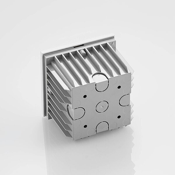 Arcchio oprawa wpuszczana ścienna Zamo, G9, biały, 12cm, metal, IP65 Zamo Arcchio, możliwość ściemniania, biały / opal, przedpokój, aluminium, nowoczesny